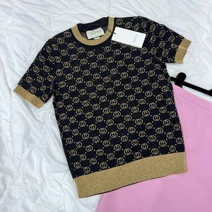 Gucci | Sweaters | Nwt Gucci Black Gold Logo Fine Wool Lame Gg Jacquard Gg  Sweater Small | Poshmark